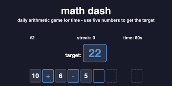 Image for math dash